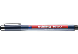 Fineliner edding 1800 0.7mm zwart
