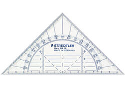 Geodriehoek Staedtler 568 160mm transparant