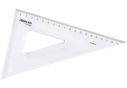 Driehoek Aristo 23620 200mm 30/60graden transparant