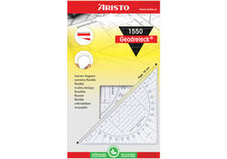 Geodriehoek Aristo 1550 160mm flexibel transparant