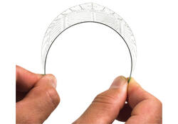 Geodriehoek Aristo 1550 160mm flexibel transparant