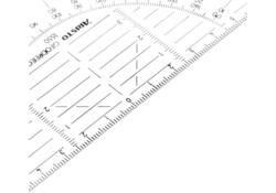 Geodriehoek Aristo 1550 160mm flexibel transparant