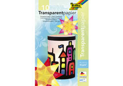 Transparant papier Folia 18.5x29.7cm 42gr 10 vel 10 kleuren