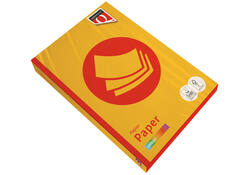Kopieerpapier Quantore Colour A4 120gr diepgeel 250 vel
