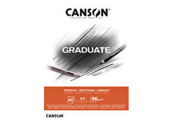 Schetsboek Canson Graduate Croquis A4 96gr 40vel
