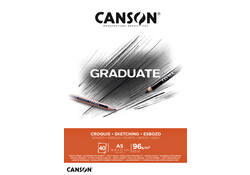 Schetsboek Canson Graduate Croquis A5 96gr 40vel