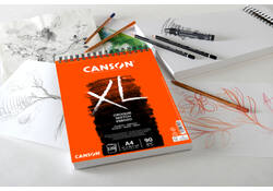 Schetsblok Canson XL Croquuis A4 90gr spiraal 120vel