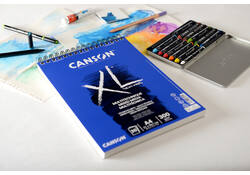 Mixed mediapapier Canson XL Textured Mixed Media 30vel 300gr A3 wit