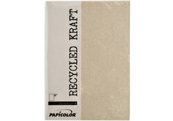 Kopieerpapier Papicolor A4 220gr 6vel kraft grijs