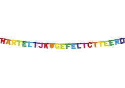 Letterslinger gefeliciteerd kleur