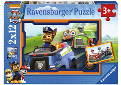 Puzzel Ravensburger Paw Patrol in actie 2 x12 stukjes