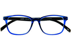 Leesbril I Need You +1.00 dpt Lucky blauw-zwart