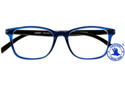 Leesbril I Need You +3.00 dpt Lucky blauw-zwart