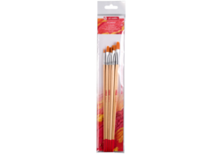 Penseel Talens Art Creation filament rond en plat set à 5 stuks