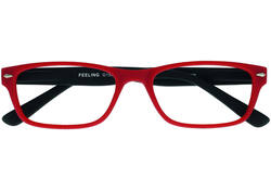 Leesbril I Need You +1.00 dpt Feeling rood-zwart