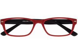 Leesbril I Need You +2.00 dpt Feeling rood-zwart