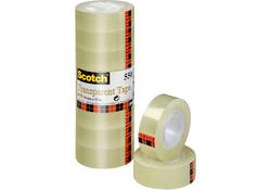 Plakband Scotch 550 19mmx33m transparant