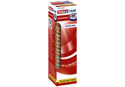 Plakband tesafilm® 10mx15mm transparant 10 rollen,