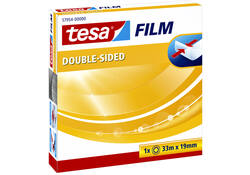 Dubbelzijdig plakband tesafilm® 33mx19mm transparant