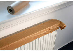 Afdekpapier info notes zelfklevend protect 150mmx50m bruin