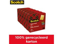 Plakband Scotch 700 Super Hold 19mmx25.4m transparant