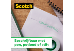 Plakband Scotch Magic 810 19mmx25m onzichtbaar + plakhandhouder