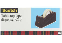 Plakbandhouder Scotch C10 verzwaard zwart