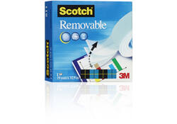 Plakband Scotch Magic 811 19mmx33m onzichtbaar verwijderbaar mat