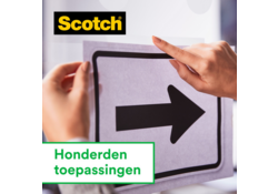 Plakband Scotch Magic 810 19mmx33m onzichtbaar transparant 4 rollen