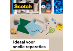 Plakband Scotch 665 12mmx22.8m dubbelzijdig