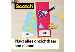 Plakband Scotch 665 12mmx22.8m dubbelzijdig