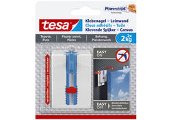 Klevende spijker tesa® canvas- behang en pleisterwerk 2kg wit
