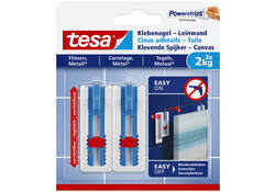 Klevende spijker tesa® canvas- tegels en metaal 2kg wit