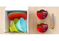 Verpakkingstape Scotch Heavy 50mmx66m bruin 6 rollen
