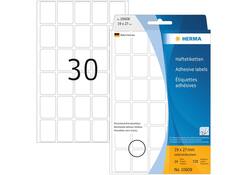 Etiket HERMA 10608 19x27mm verwijderbaar wit 960stuks