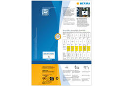 Etiket HERMA 9543 210x297mm weerbestendig wit 40stuks