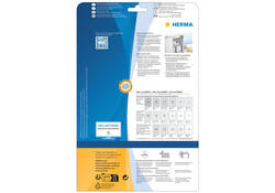 Etiket HERMA 4223 96x50.8mm folie zilver 250stuks