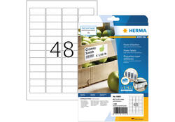 Etiket HERMA Power 10902 45.7x21.2mm wit 1200stuks