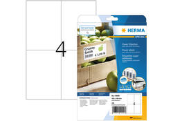 Etiket HERMA Power 10909 105x148mm wit 100stuks
