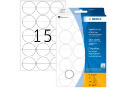 Etiket HERMA 2279 32mm transparant 240stuks