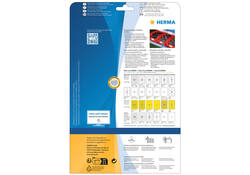 Etiket HERMA 4573 66x33.8mm folie wit 480stuks