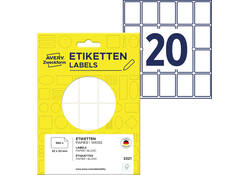 Etiket Avery Zweckform 3321 32x23mm wit 560stuks