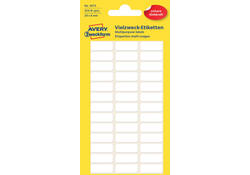 Etiket Avery Zweckform 3073 20x8mm wit 234stuks