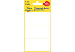 Etiket Avery Zweckform 3081 76x39mm wit 18stuks