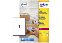 Etiket Avery L7167B-100 199.6x289.1mm blockout 100stuks