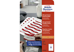 Badgekaart Avery L4728-20 60x90mm microperforatie