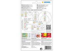 Etiket HERMA 2453 25x40mm blauw 512stuks