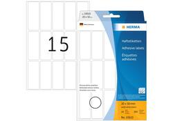 Etiket HERMA 10610 20x50mm verwijderbaar 480stuks