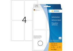 Etiket HERMA 10618 52x82mm verwijderbaar 128stuks