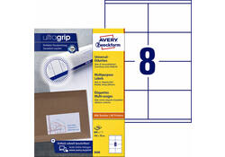 Etiket Avery Zweckform 3426 105x70mm wit 800stuks